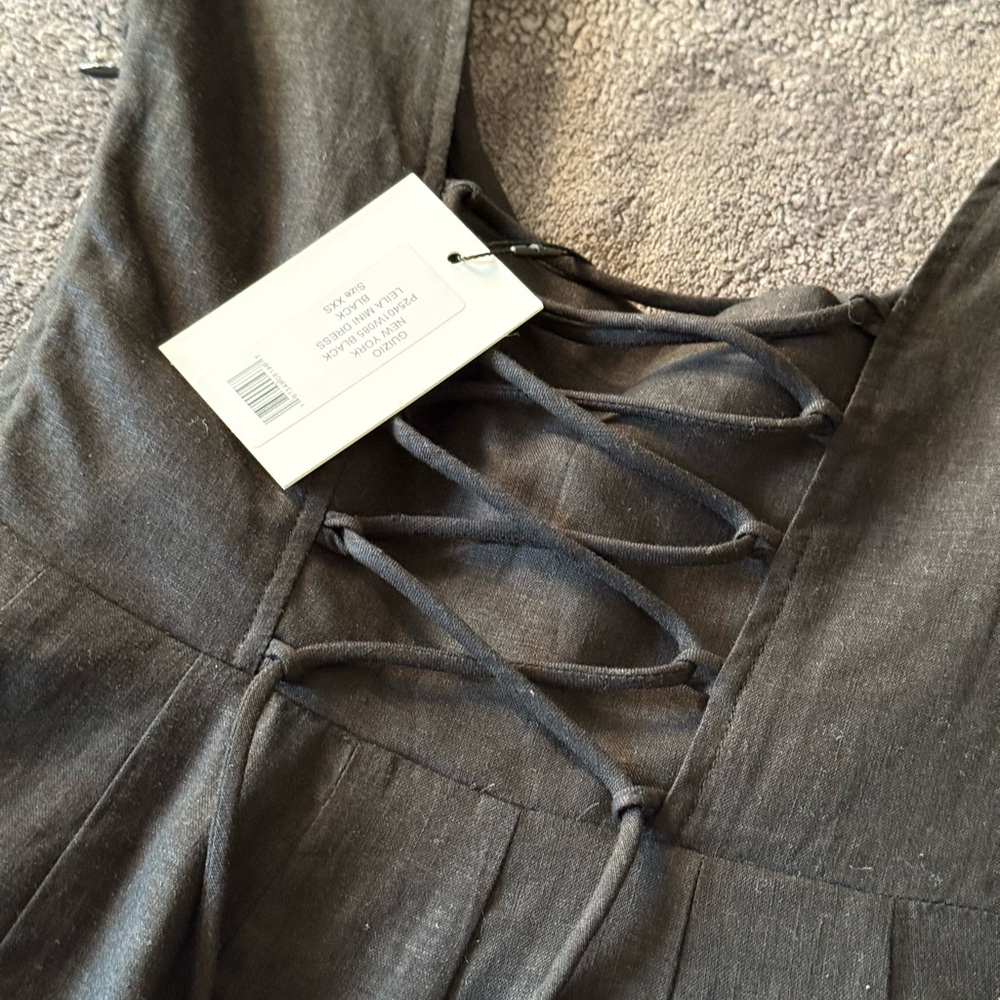 Guizio Leila Mini Dress for Women Black XXS - Picture 5 of 5
